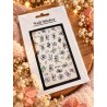 Easy Nail Art Sticker N030 Black