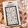 Nail Art Sticker N057 Black