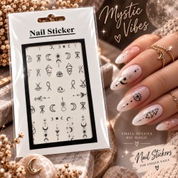 Nail Art Sticker N046 Black