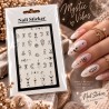 Nail Art Sticker N046 Black
