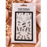 Easy Nail Art Sticker N052 Black