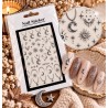 Easy Nail Art Sticker N043 Silver