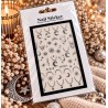 Easy Nail Art Sticker N043 Silver