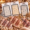 Easy Nail Art Sticker N044 Gold