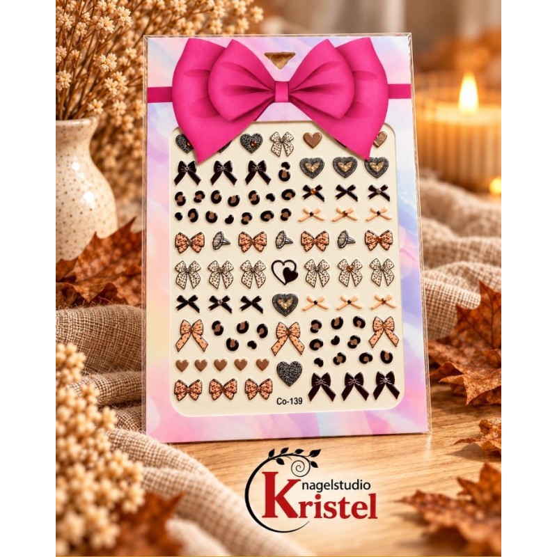 Easy Nail Art Sticker COCO NOTES  1231