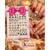 Easy Nail Art Sticker COCO NOTES  1231