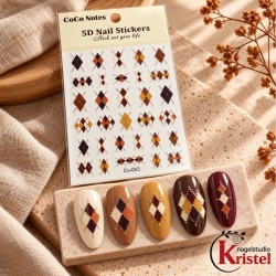 Easy Nail Art Sticker CoCo Notes 1224