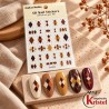 Easy Nail Art Sticker CoCo Notes 1224