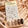 Easy Nail Art Sticker CoCo Notes B604