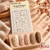 Easy Nail Art Sticker CoCo Notes B577