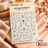 Easy Nail Art Sticker CoCo Notes B601