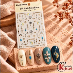 Easy Nail Art Sticker CoCo Notes B601