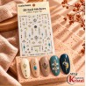 Easy Nail Art Sticker CoCo Notes B601