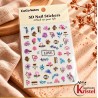 Easy Nail Art Sticker CoCo Notes B565