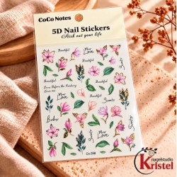 Easy Nail Art Sticker CoCo Notes B561