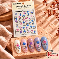 Easy Nail Art Sticker CoCo Notes B652