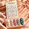 Easy Nail Art Sticker CoCo Notes B597