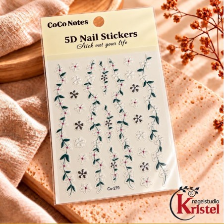 Easy Nail Art Sticker CoCo Notes B597