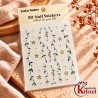 Easy Nail Art Sticker CoCo Notes B596
