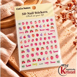 Easy Nail Art Sticker CoCo Notes B599