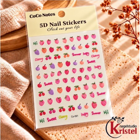 Easy Nail Art Sticker CoCo Notes B599