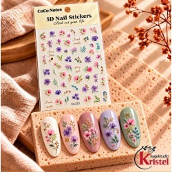 Easy Nail Art Sticker CoCo Notes B566