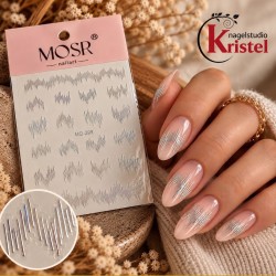 Easy Nail Art Sticker Mosr N026