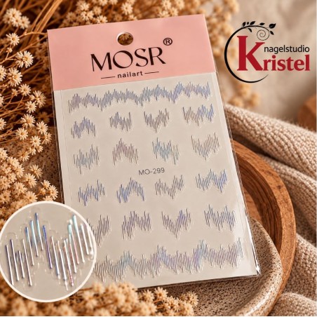 Easy Nail Art Sticker Mosr N026