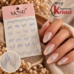 Easy Nail Art Sticker Mosr N028