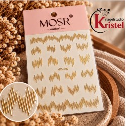 Easy Nail Art Sticker Mosr N027