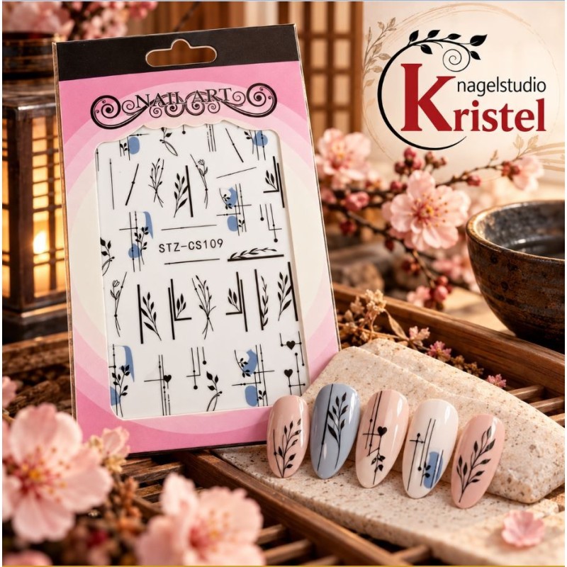 EASY STICKER Nail Art k836