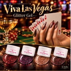 Viva Las Vegas Glitter Gel 4 stuks