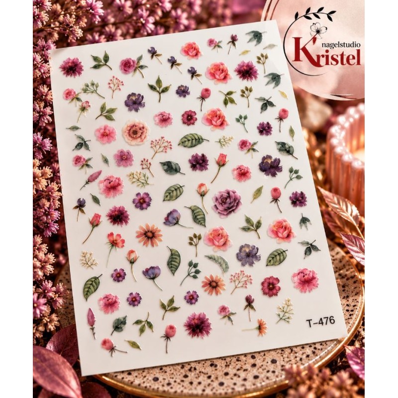 Easy Nail Art Sticker Bai Mei Shi k549