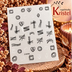 Easy Nail Art Sticker Bai Mei Shi k322