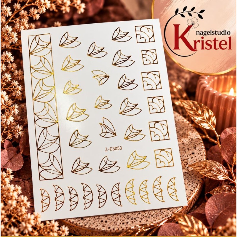 Easy Nail Art Sticker Bai Mei Shi k323