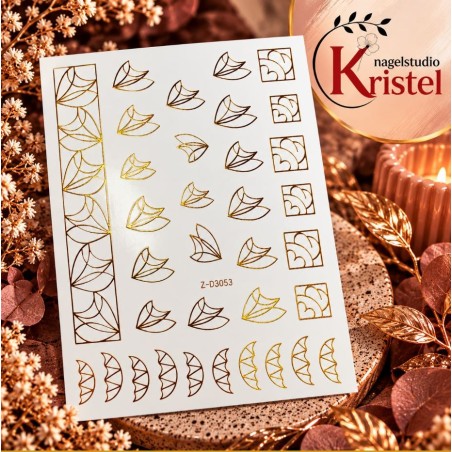 Easy Nail Art Sticker Bai Mei Shi k323