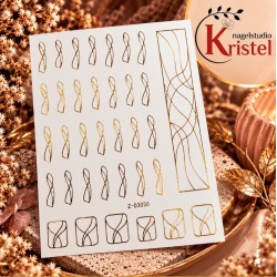 Easy Nail Art Sticker Bai Mei Shi k325