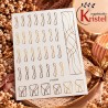 Easy Nail Art Sticker Bai Mei Shi k325