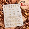 Easy Nail Art Sticker Bai Mei Shi k326