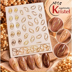 Easy Nail Art Sticker Bai Mei Shi k328