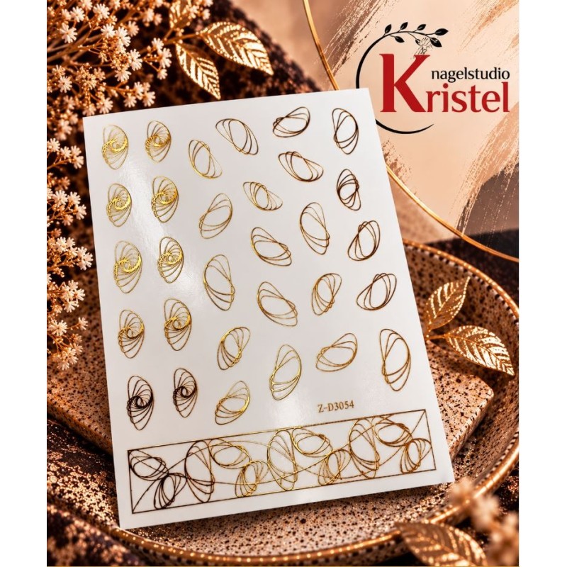 Easy Nail Art Sticker Bai Mei Shi k328