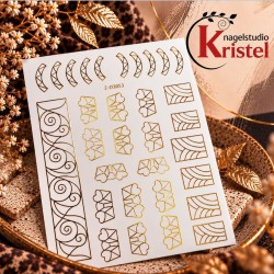 Easy Nail Art Sticker Bai Mei Shi k321