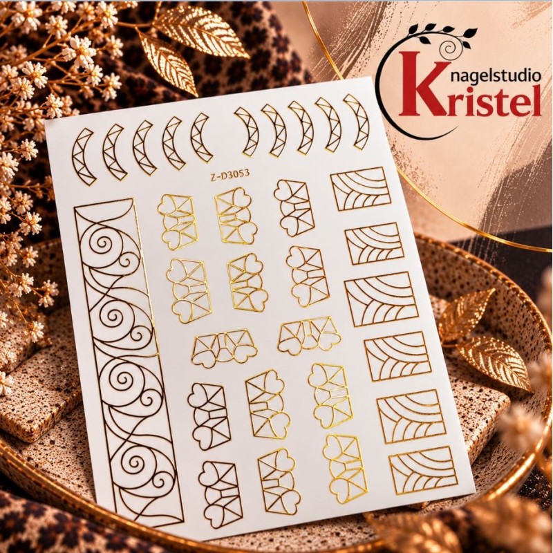 Easy Nail Art Sticker Bai Mei Shi k321