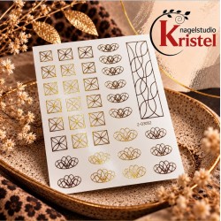 Easy Nail Art Sticker Bai Mei Shi k324