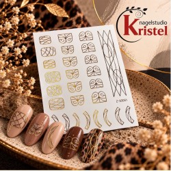 Easy Nail Art Sticker Bai Mei Shi k327