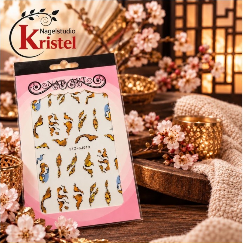 Easy Nail Art Sticker Nail art B758