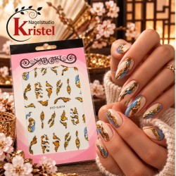 Easy Nail Art Sticker Nail art B758