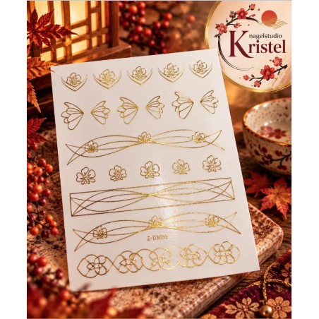 Easy Nail Art Sticker Bai Mei Shi k332