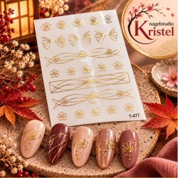 Easy Nail Art Sticker Bai Mei Shi k332