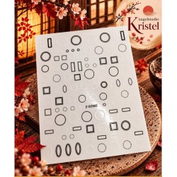 Easy Nail Art Sticker Bai Mei Shi k329